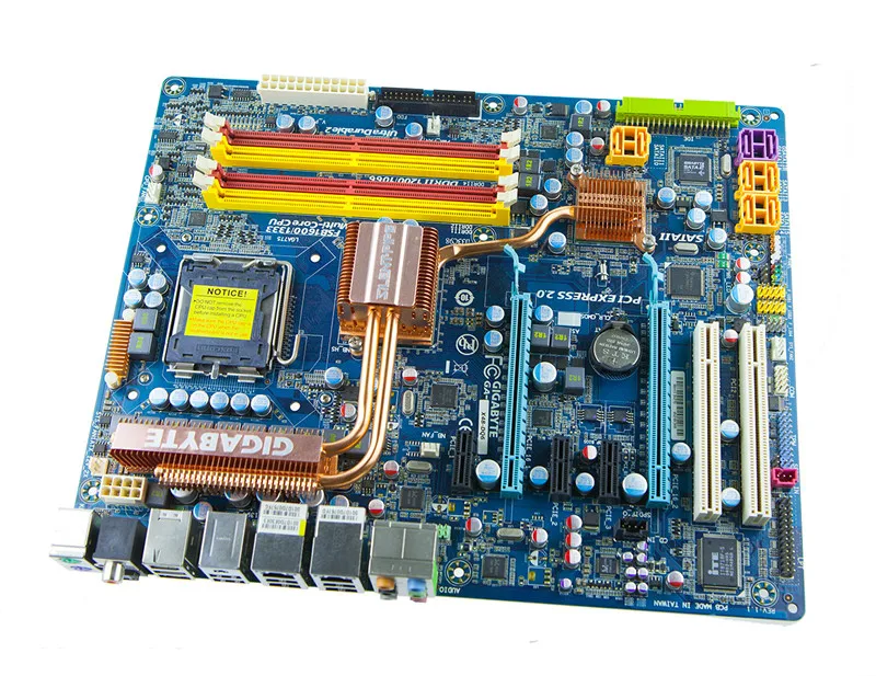 Used motherboards Gigabyte GA-X48-DQ6 v1.1 775 support dual channel DDR2 4 group eSATAII interface support ATI Crossfire ATX 945 775 motherboards for lenovo 945gz m2 lga775 ddr2 945 desktop motherboards