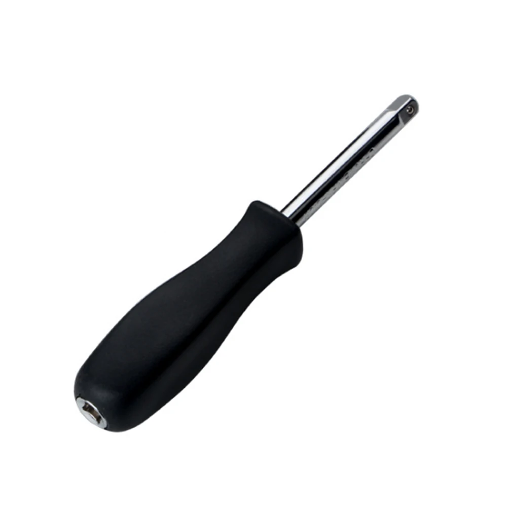

1/4 Dual-purpose Socket Wrench with 6.3mm Bottom Hole Connection Handle Socket Wrench Tool