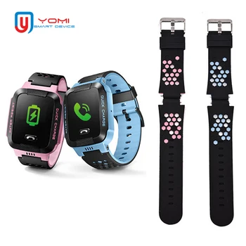 

1 PCS Replacement Straps for Kids Smart Watch Rubber Straps Q528 Y19 Y21 Y12 T7 GPS Smart Watch Straps Smart Accessories