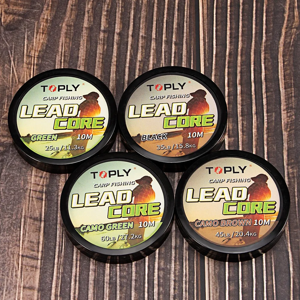 10 м леска PE рыболовная Leadcore линия плетеная Троллинг для рыбалки на карпа