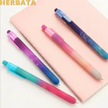 3 шт/партия Красивая звездное небо гелевая ручка ЗВЕЗДА мечта и исследуйте черные чернила ручки аксессуары для офиса школьные принадлежности C1040