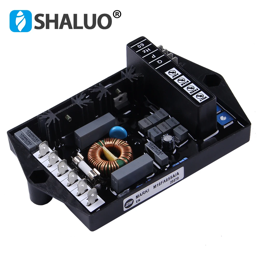 Regulador de Tensão Marelli Automático Estabilizador Elétrico 220 v Motor Ajustável Controlador Atual Trifásico ac Avr M16fa655a 4 High Quality regulator