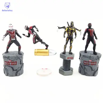 

Marvel Civil War Captain America Super Hero Ant Man Wasp Mini PVC Action Figure Collectible Model Kids Toys Doll 6.5cm