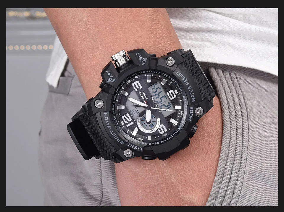2018 PANARS Military Digital-watch Men/'s G Style Fashion Sports S Shock Army Watch LED Electronic Digital Wrist Watches for Men (5)