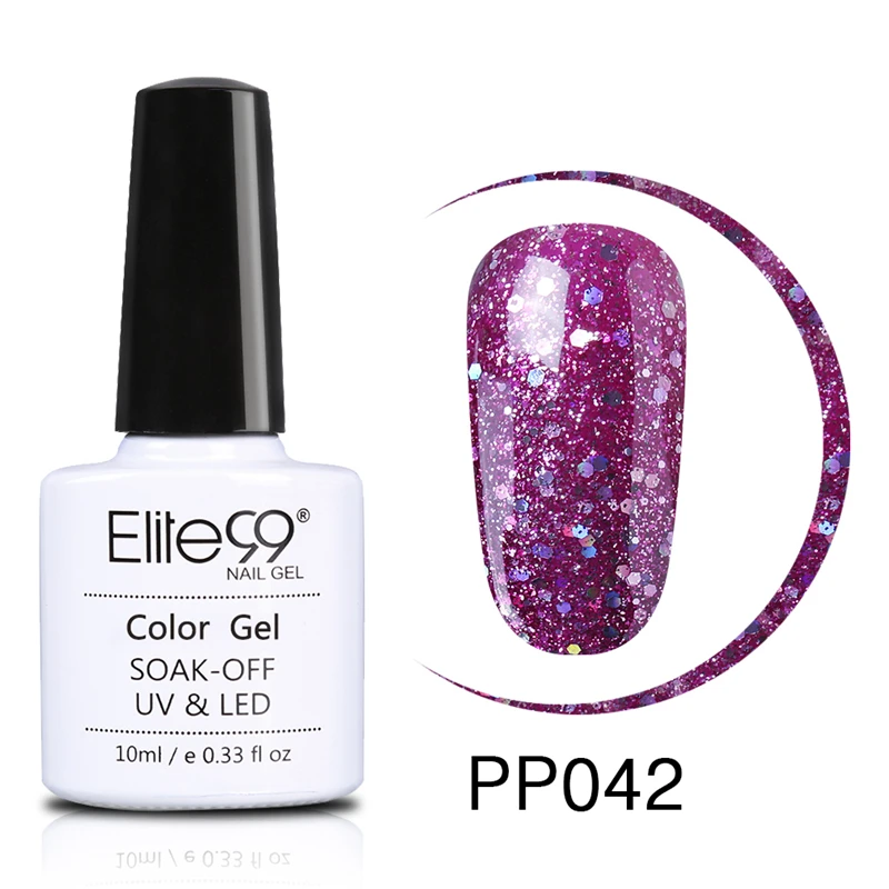 Elite99 гель-лаки фиолетовый синий цвет набор гель-лаков для ногтей замачивается наращивание ногтей УФ и светодиодный светильник для маникюра дизайн ногтей - Цвет: PP042