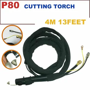 

P-80 Air Plasma Cutter 13 feets & 4M Cable Cutting Torch Pilot ARC Complete Set