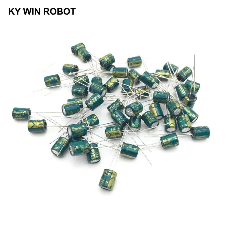 

Pengiriman gratis 50 pcs/lot 10 V 220 UF 6*7mm 6mmX7mm Aluminum electrolytic capacitor ic