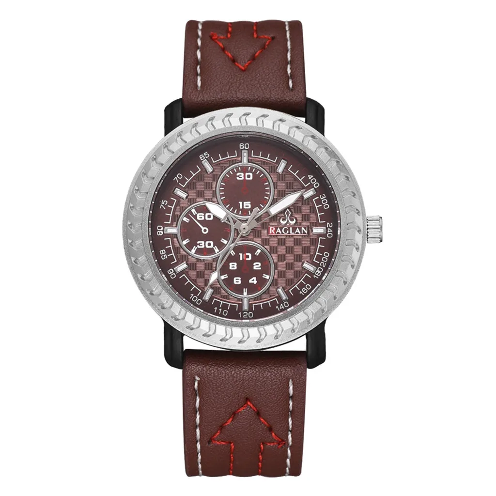 

Mens watches top brand luxury Fashion Men Quartz Watch High Quality Leather Men's quartz watch   relogio #03