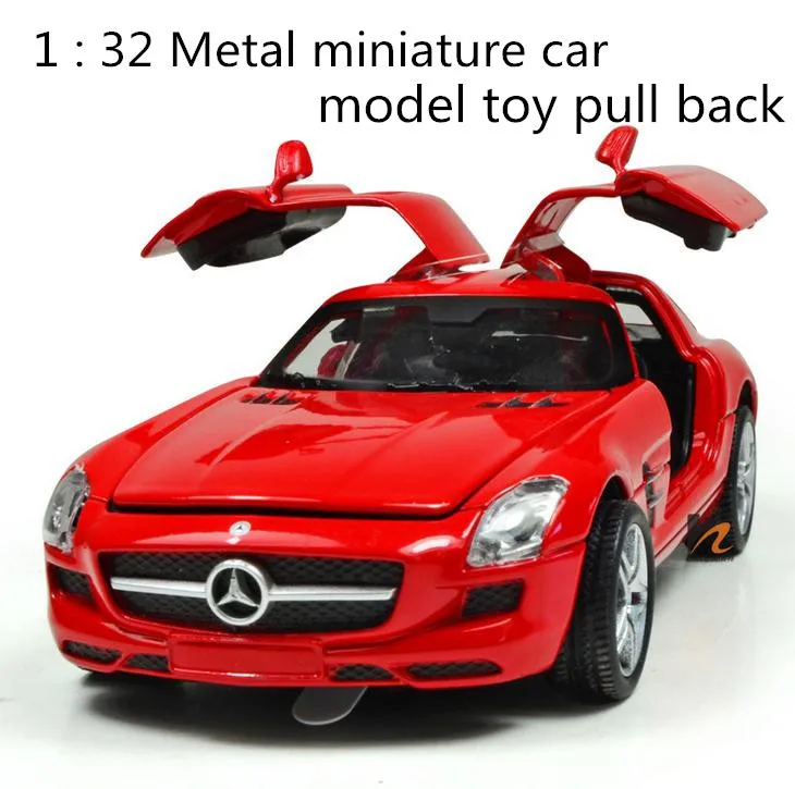 Hot Sale 1 32 Metal Miniature Car Pull Back Sound And Light