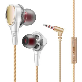

Sport Headphone Wired 3.5mm In-Ear Earphone for Phone HiFi Bass Headphones With Mic for Samsung Xiaomi Huawei Cellphone Computer