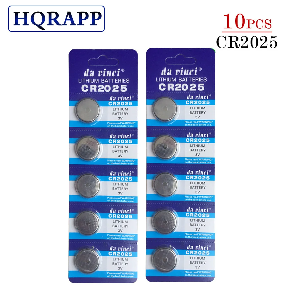 

100% Original Pack+ Hot selling +10pcs 2025 CR2025 BR2025 DL2025 KCR2025 L12 Battery 3V Lithium Button/Coin Cells Batteries