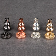 Ладан вставляется ладан горелка тыквы Черное золото розовое золото Серебристые палочки держатель G