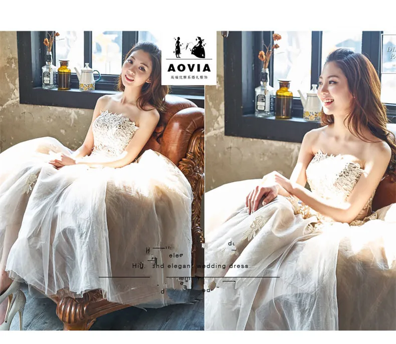 

lace appliques sleeveless Party gowns tea-length party Prom Dresses fast shipping 2016 new sexy strapless dress for graduation