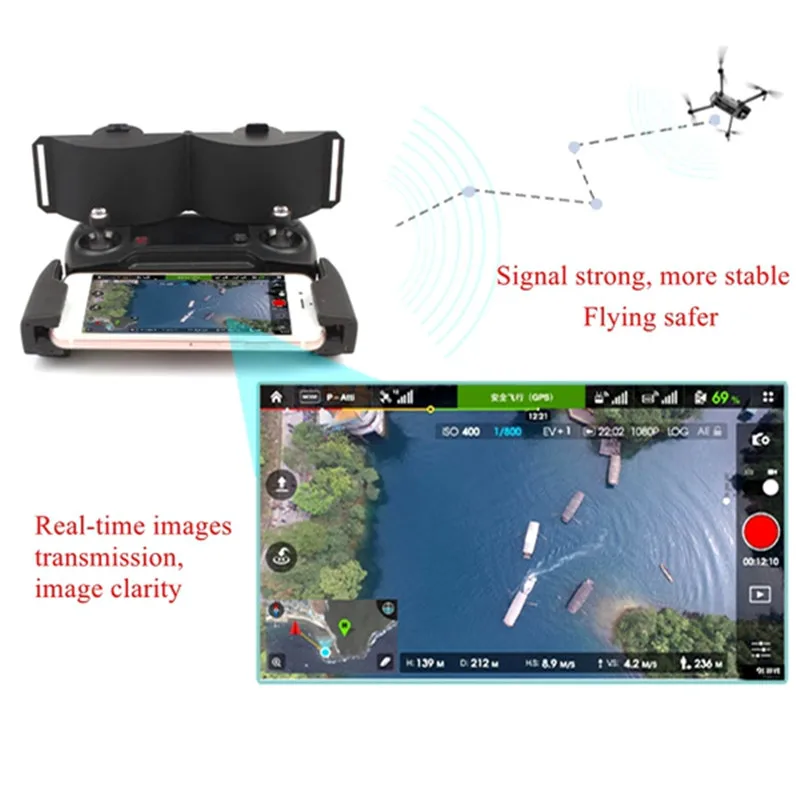 DJI MAVIC PRO RC Квадрокоптер Дрон fpv-передатчик антенна с усилением сигнала расширитель диапазона солнцезащитный козырек для монитора козырек от солнца