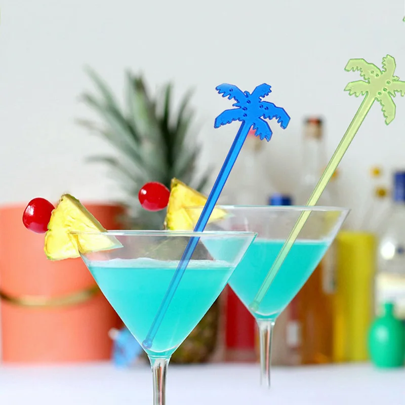 50pcs Tropical Beach Party Drink Stirrer Sticks Coconut Plastic Frozen Drink Cocktail Stir Summer Flamingo Wedding Bar Party 50pcs Tropical Beach Party Drink Stirrer Sticks Coconut Plastic Frozen Drink Cocktail Stir Summer Flamingo Wedding Bar Party