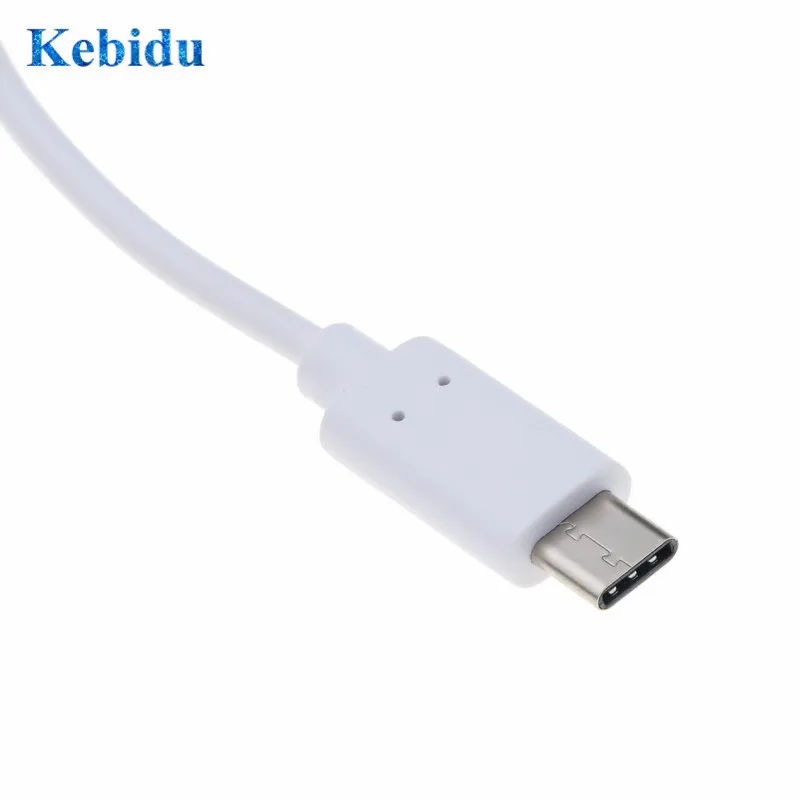 Адаптер Kebidu USB C Ethernet с Type 3 1 HUB порта сетевая карта RJ45 адаптер локальной сети для