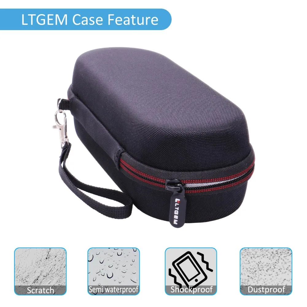 Hard Case for Fluke 323/324/325 True-RMS Clamp Meter Clamp Multimeter AC-DC TRMS Mesh Pocket for Accessories