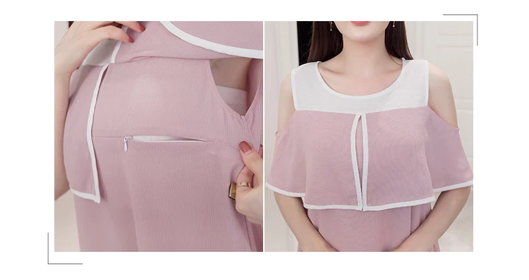 Loose Sling chiffon Maternity Dress Breastfeeding Clothes for Pregnant Women Summer Tank Clothing for Pregnancy 2018 Fashion (33)