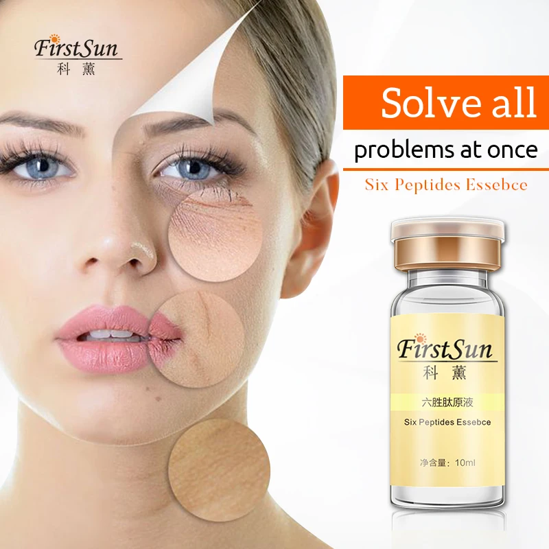 

Argireline Collagen Peptide Anti Wrinkle Serum for The Face Skin Care Anti-aging Vitamin C Essence Cream Moisturizing Whitening