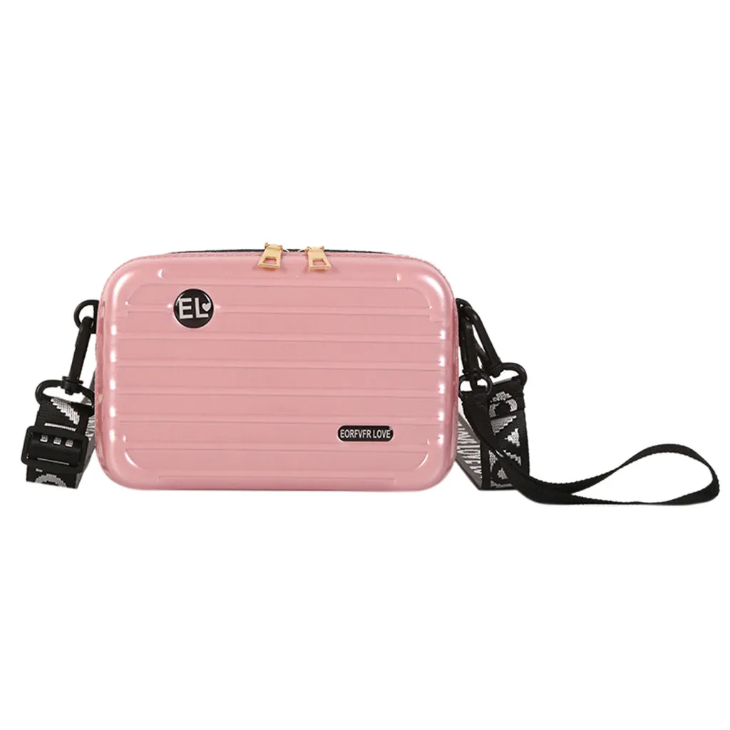 

MUQGEW Woman Shoulder Bag Mini Trendy Mobile Fashion Cute Ladies Luggage Box Shape Crossbody Bag Bolsas De Mujer Sac A Dos