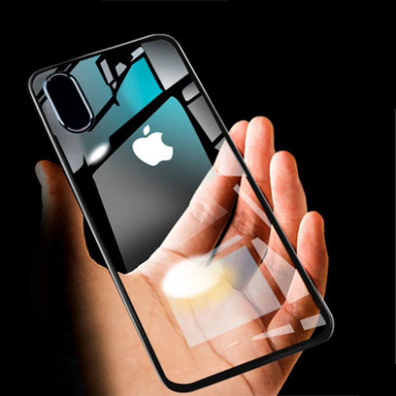 

For Iphone X XR XS Max Case Clear Silicon Soft TPU Phone Shell for 6 7 8 Plus Ultra Thin Transparent Protective Back Shell cases