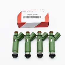 4pcs Lot Original Fuel Injectors 23250 22040 23209 22040 Injectors for Toyota with Color Package font