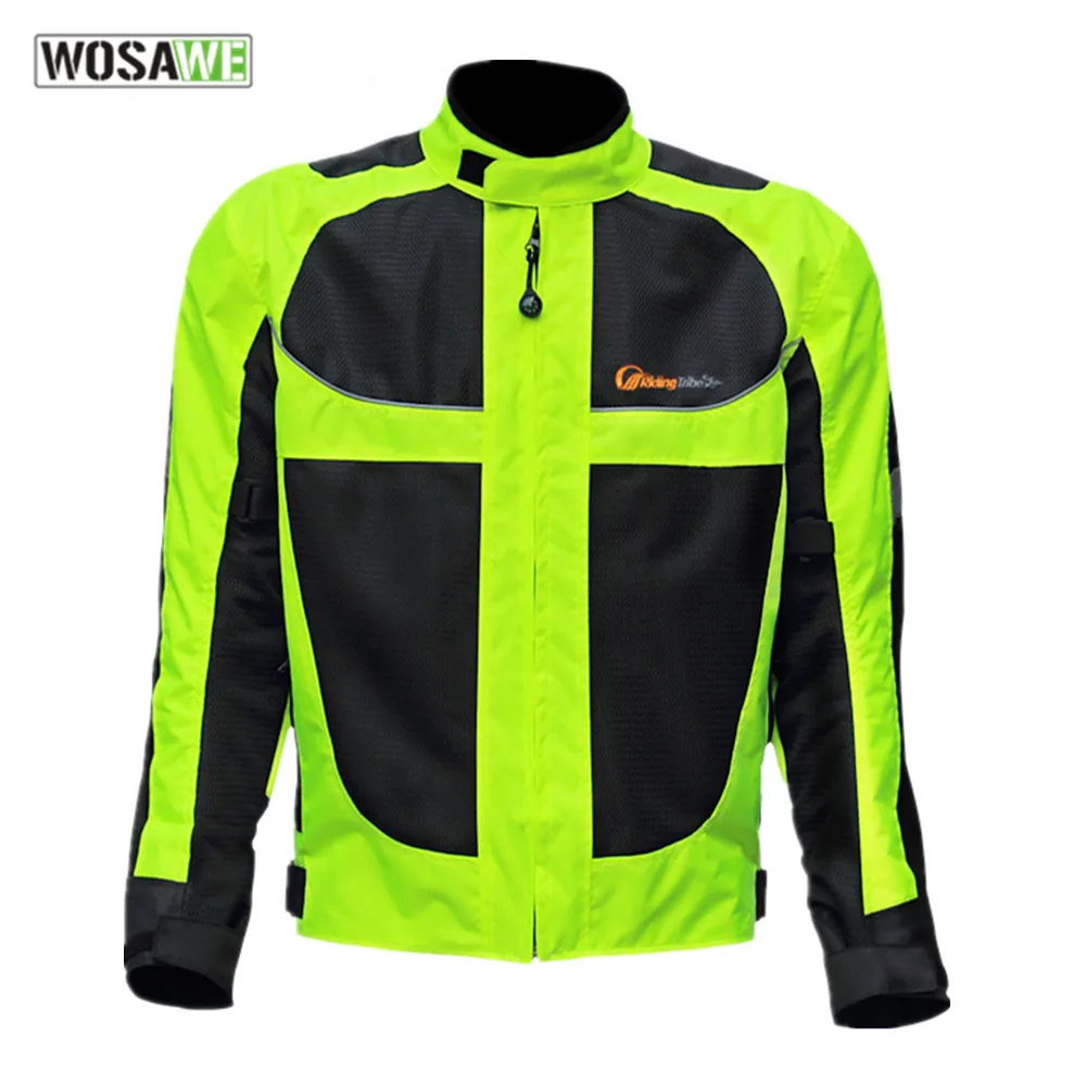 

RIDING TRIBE racing riding motorcycle jacket men reflective winter thermal coat 5 protector pads protection motocross jackets