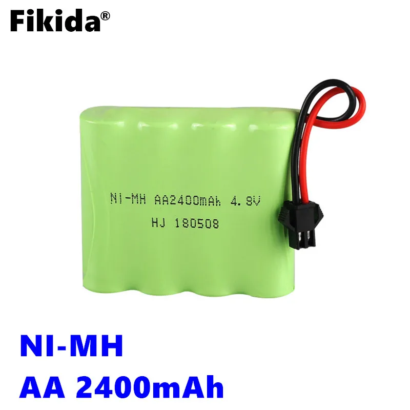 Fikida 4 8 В аккумуляторная батарея 2400 мАч никель металлгидридные аккумулятор