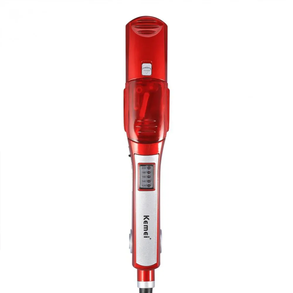 65W Electric Steam Hair Straightener Steam Comb Straightening Hair Irons Straight Hair Brush Temperature Display EU Plug 65W Electric Steam Hair Straightener Steam Comb Straightening Hair Irons Straight Hair Brush Temperature Display EU Plug