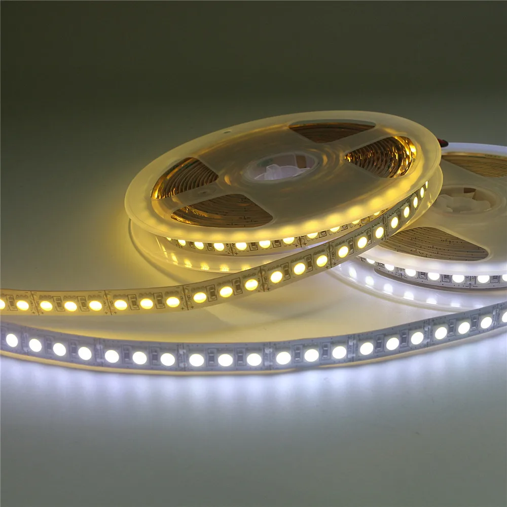 5 м 600 светодиодов Светодиодная лента 12 в RGB Водонепроницаемая 5050 SMD Диодная гибкая