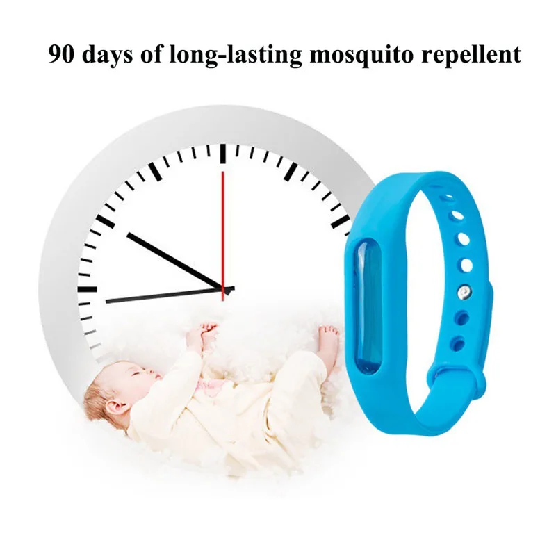 

New Anti Mosquito Repellent Wristband Mosquito Capsule Pest Insect Bugs Control Repellent Wristband Bracelet Pest Reject