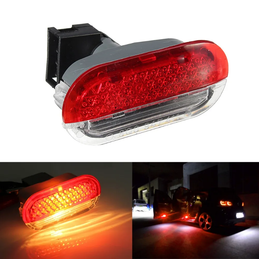 Interior Door Courtesy LED Door Warning Light Door Welcome Ghost Shadow Projector Lamp Red White For VW/Golf Mk4 Bora Interior Door Courtesy LED Door Warning Light Door Welcome Ghost Shadow Projector Lamp Red White For VW/Golf Mk4 Bora