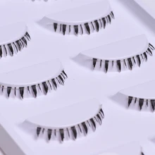 5 пар нижних ресниц Buenas bottom lash B05 ручная работа прозрачный пластиковый терьер ниже ресниц Модные накладные ресницы