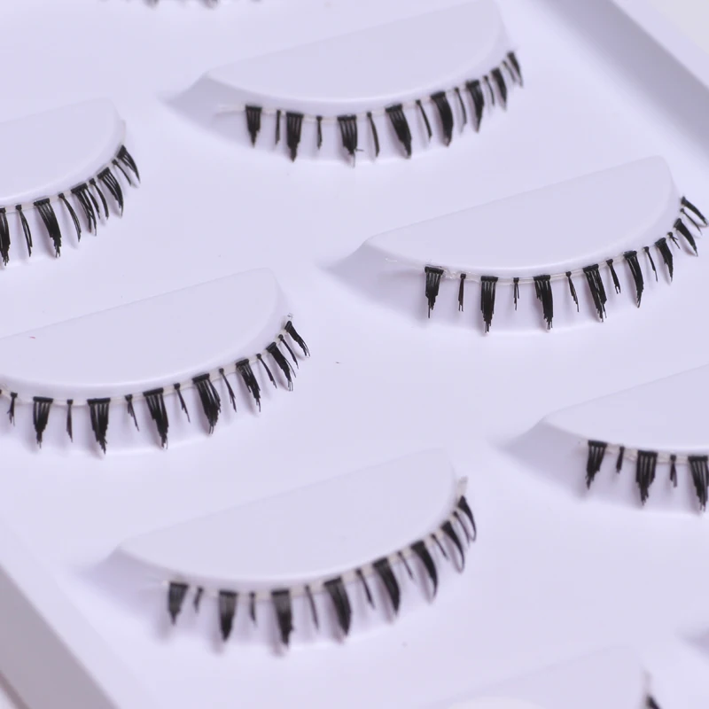 

5 pairs Lower lashes Buenas bottom lash B05 hand made transparent plastic terrier below eyelashes fashion eyelashes extensions