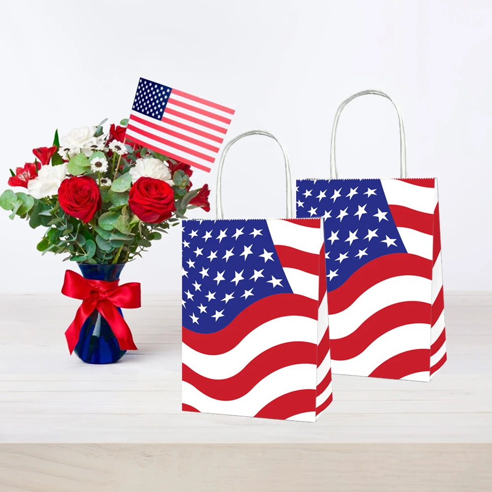 4 июля тема вечерние одноразовые наборы посуды Американский национальный флаг дизайнерские украшения наборы американский День Независимости вечерние принадлежности
