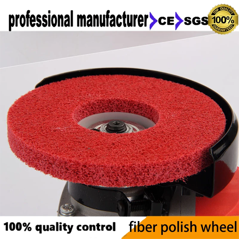 fiber wheel grinding wheel for polishing 100mm 16mm core hole at good