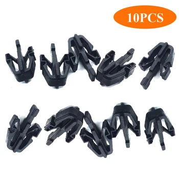

JEAZEA MB153825 90467-13011 9046713011 10Pcs Nylon Grille Mounting Mount Clip Retainer Fastener For Honda Mitsubishi Toyota