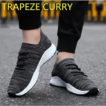 

New listing hot sale summer Flying line ventilation men running sneakers TK03