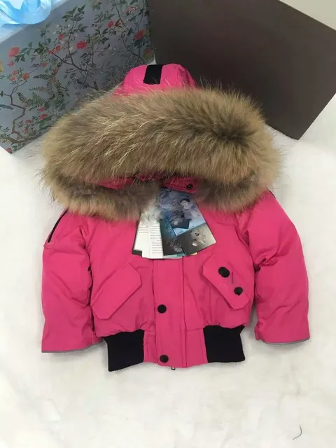 Cheap 2016 Winter Jacket Girls down coat child down jackets girl down Fur hooded long design coats children Clothing outerwear Famouse