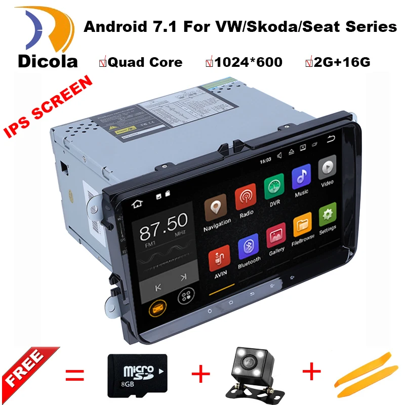 Clearance 2G+16G HD 2 din android 7.1 car dvd for vw passat b5 b6 golf 4 5 tiguan polo skoda octavia rapid car radio multimedia player 0 Clearance 2G+16G HD 2 din android 7.1 car dvd for vw passat b5 b6 golf 4 5 tiguan polo skoda octavia rapid car radio multimedia player 0