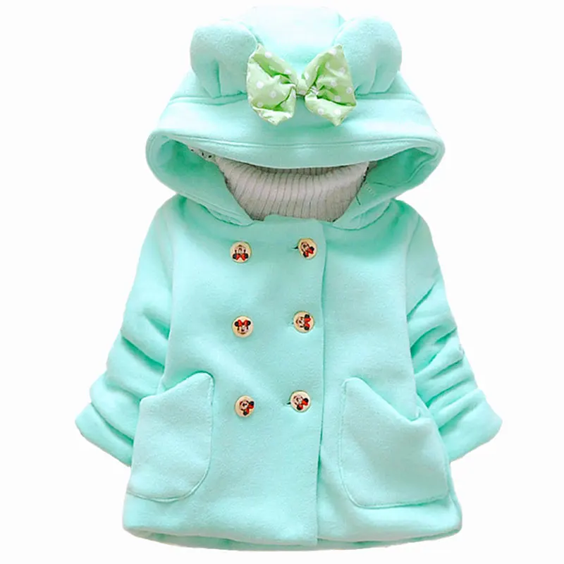 Bambino-Bambini-Giacca-Autunno-Scherza-I-Vestiti-Delle-Ragazze-Del-Fumetto-di-Minnie-Bow-Abbigliamento-Infantile