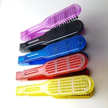 Выпрямитель для волос с расчёской Инструменты для укладки волос кабан щетины двухсторонняя кисть расческа с зажимом GIC-HB530C