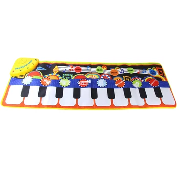 

1 Pcs 36X110Cm Baby Piano Mats Music Carpets Children Press Play Game Musical Musical Instrument Sound Blanket Rug Toys Gift