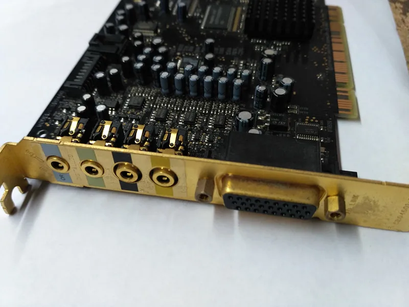 Used,Original Creative X-ray Fi Xtreme Music SB0460 sound card 7.1 soundcard DTS decoding, gold-plated HIFI enthusiast necessary