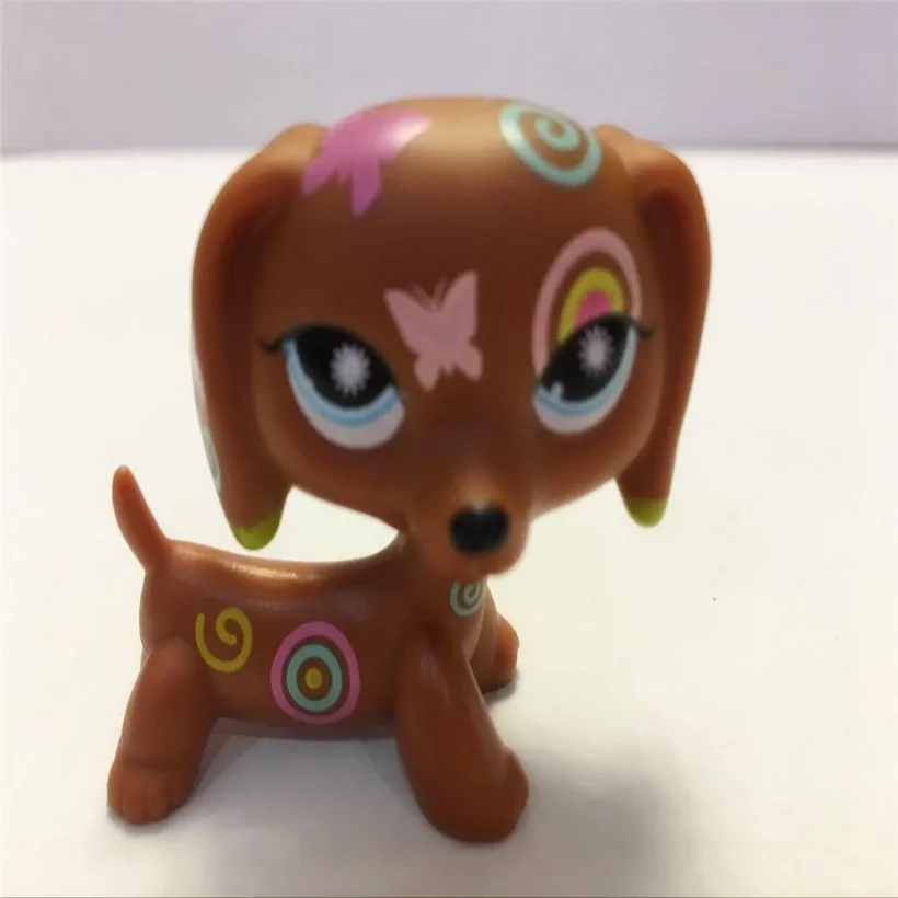 LPS Pet Shop Rare Original Cute Anime Classic Collection Stand Short Hair Cat And Dog Model Action Figure Children Toys Gifts