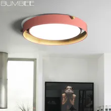 Скандинавский дизайн, круговой потолочный светильник для гостиной, простая современная люстра для спальни, потолочный светильник для столовой, светодиодный потолочный светильник