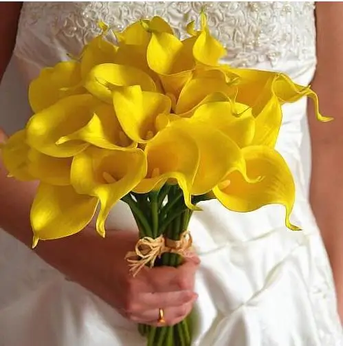 Latex Callas 100pcs Silicon Artificial Egyptian Calla Lily