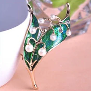 

12pcs/lot Wholesale Women Leafs Brooches Pins for Women Enamel Brooch Wedding Jewellery Marriage Anniversary Broach Pins