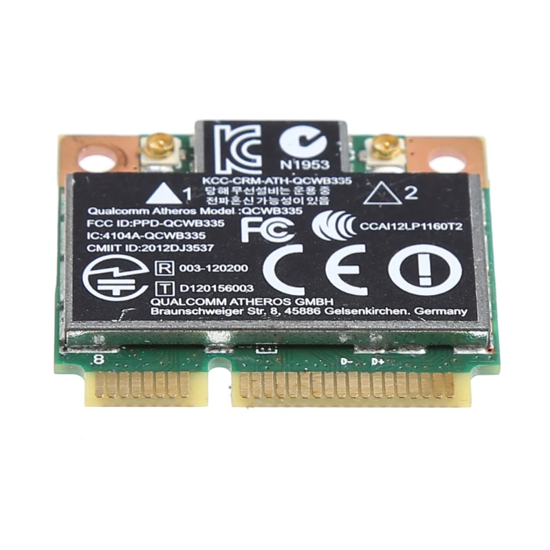 Bluetooth 4,0 Wifi Беспроводная мини PCI-E карта для hp QCWB335 AR9565 SPS 733476-001