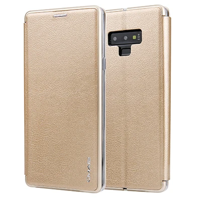 Для samsung Galaxy Note 9 чехол S9 Plus Магнитный Флип кожаный бумажник складной кронштейн чехол для samsung Note9 S9 S9 Plus чехол - Цвет: Золотой